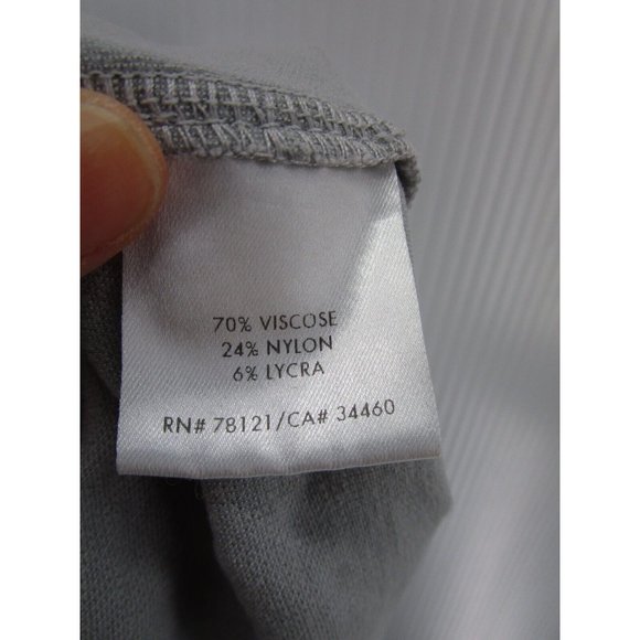 Eileen Fisher Pants Small Leggings Pull On Ruched Straight Knit USA - Picture 6 of 7